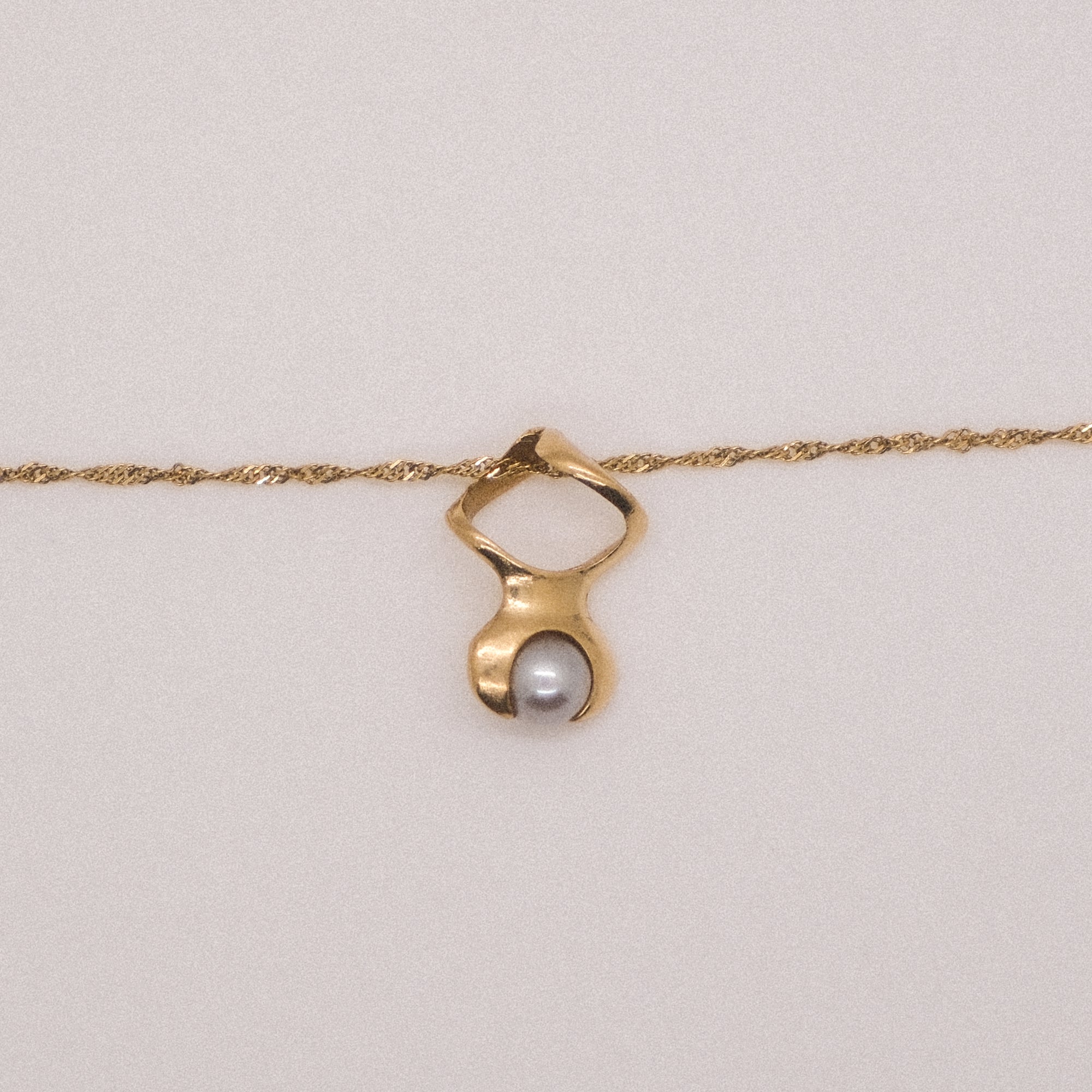 14K Mini Helix Pendant