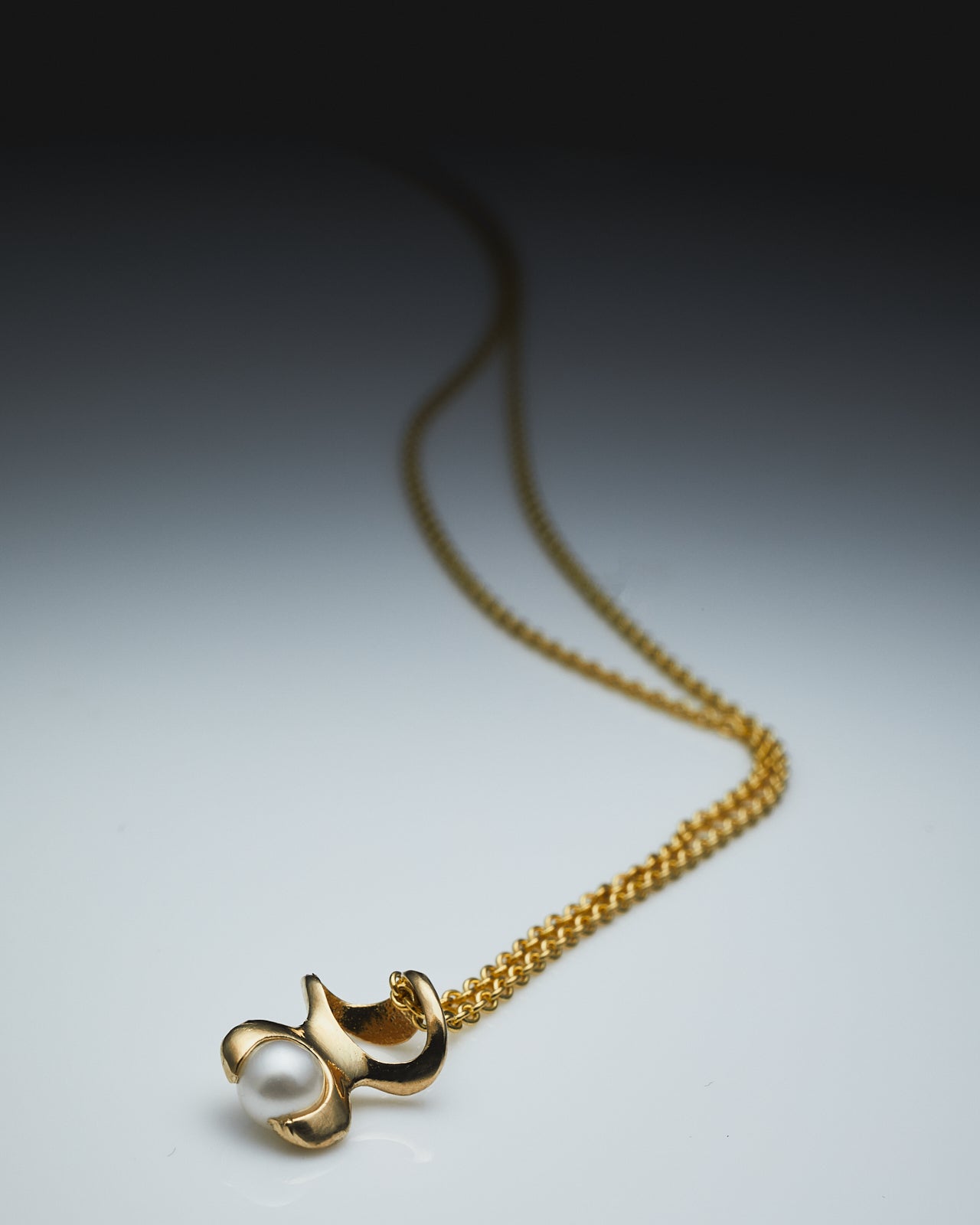 14K Mini Helix Pendant