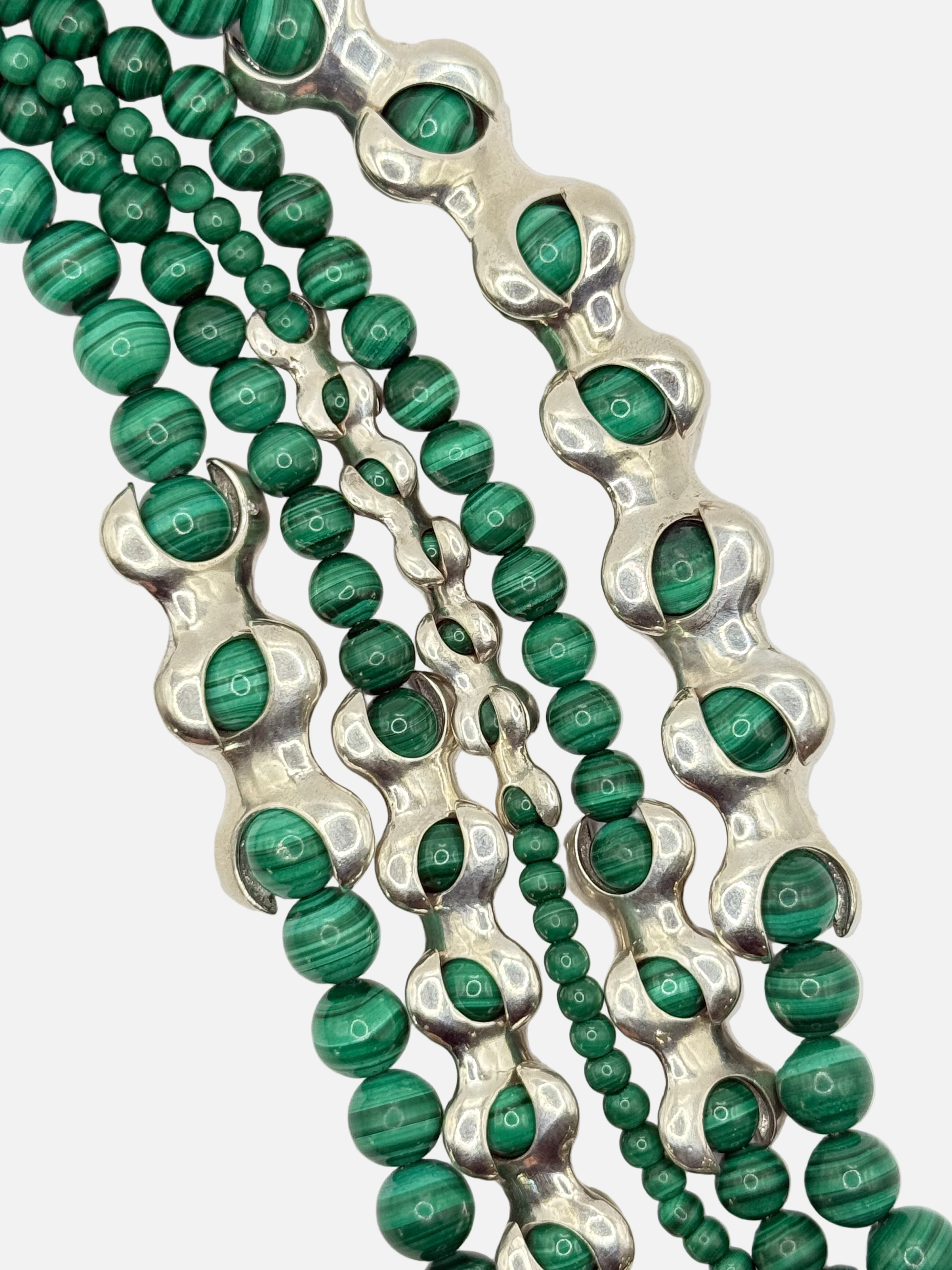 X MALACHITE NECKLACE