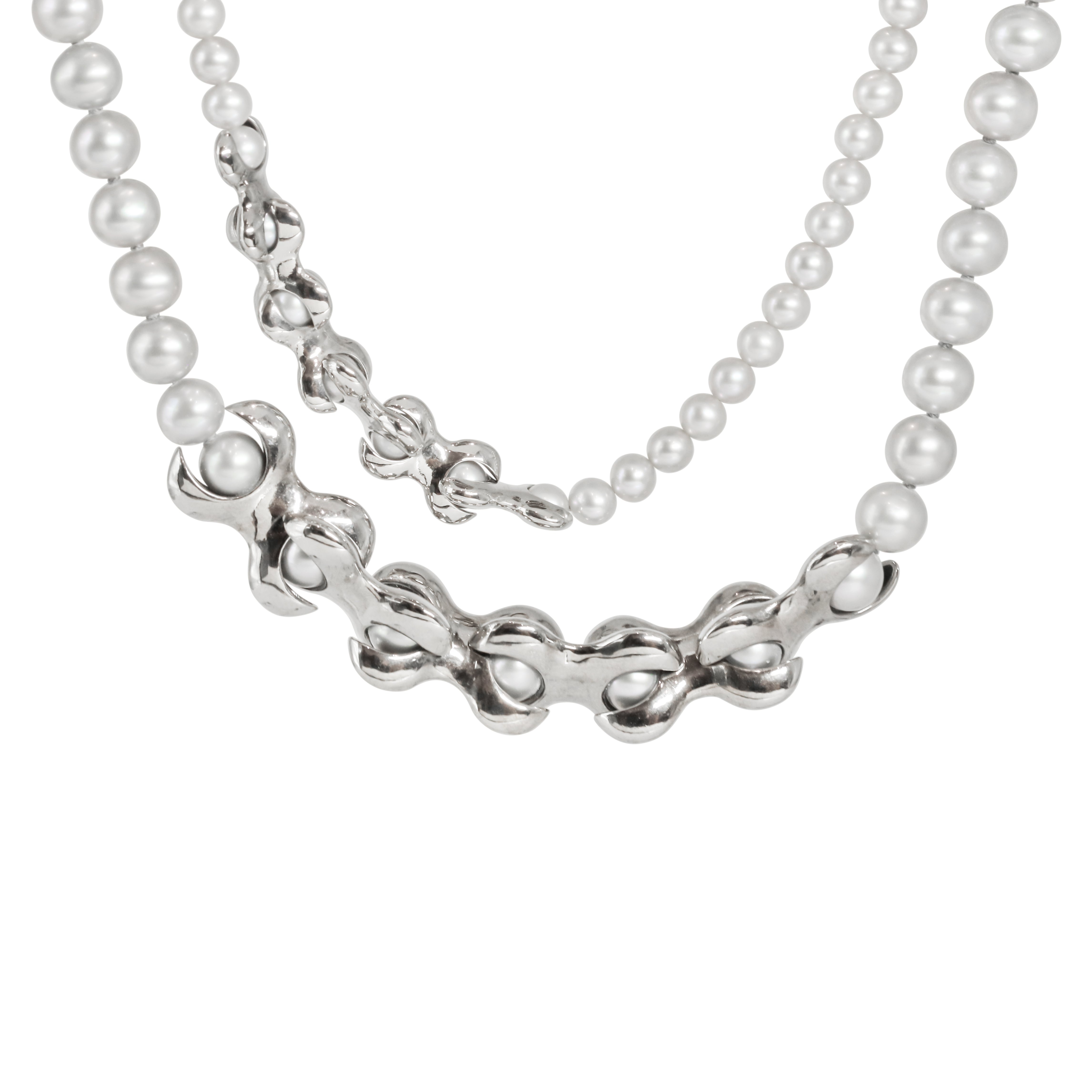 FULL X PEARL NECKLACE – Lucia B. Marti Jewelry