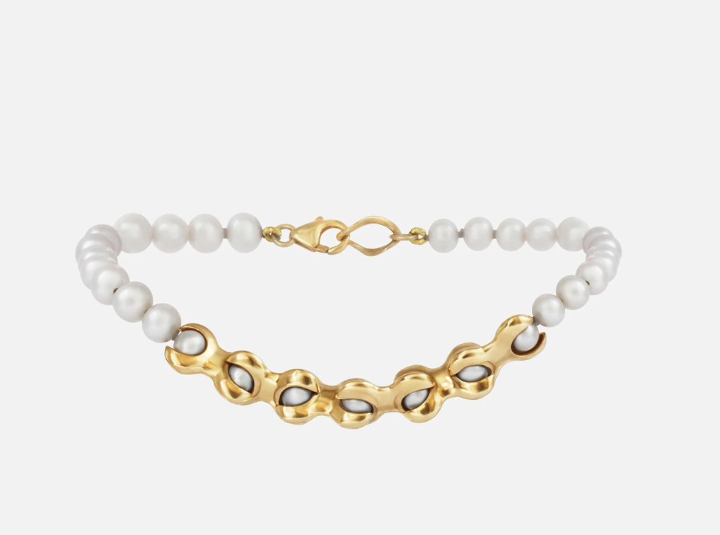 X PEARL BRACELET