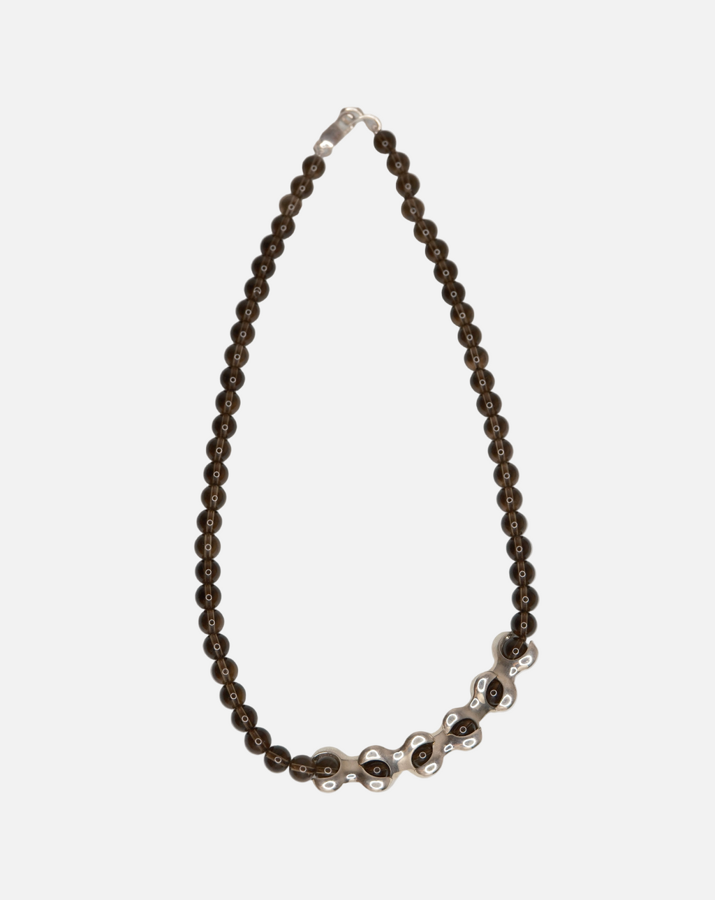X SMOKEY QUARTZ  NECKLACE