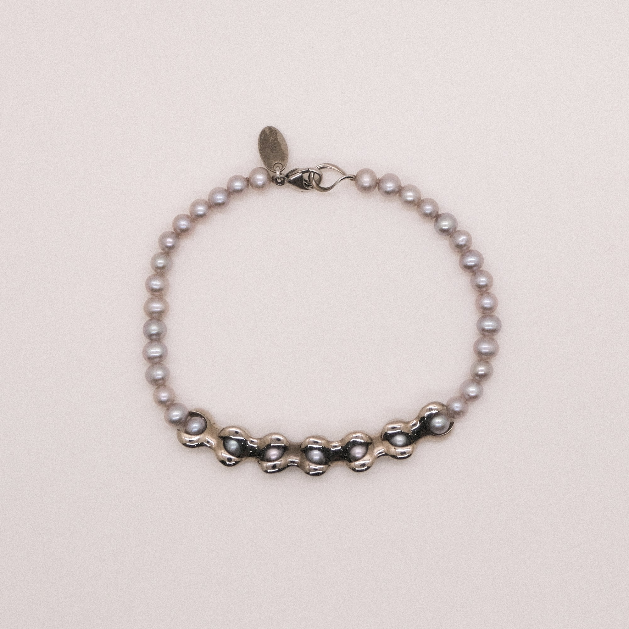 14K 6X Pearl Bracelet